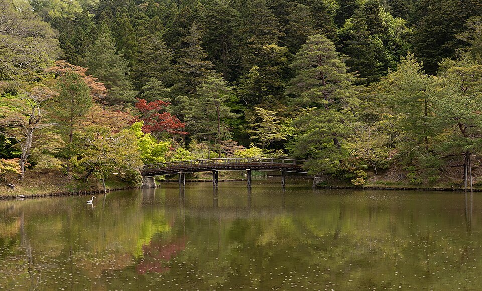 Shugakuin Imperial Villa Upper Garden Bridge