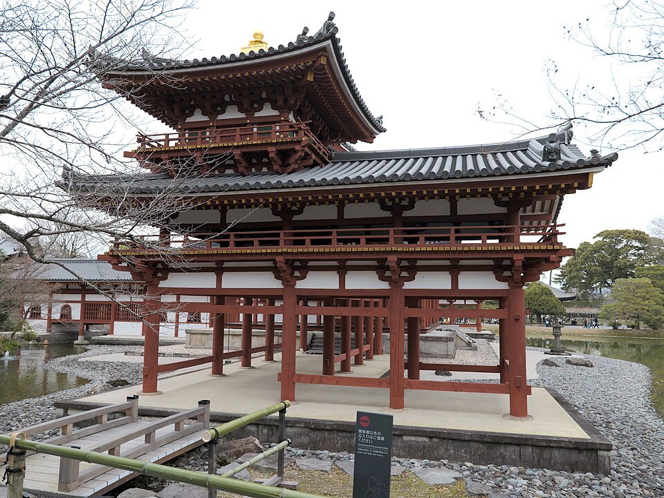 The Phoenix Hall at Byōdō-in, in Uji