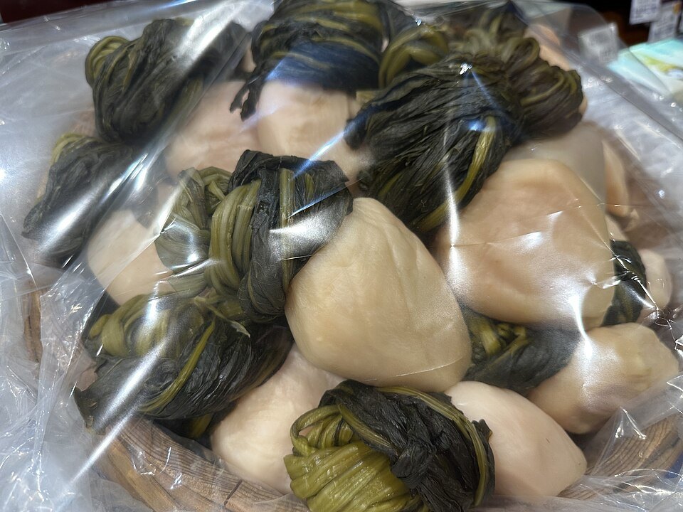 Suguki — a Kyoto turnip pickled until it turns sour. One of the city's three.