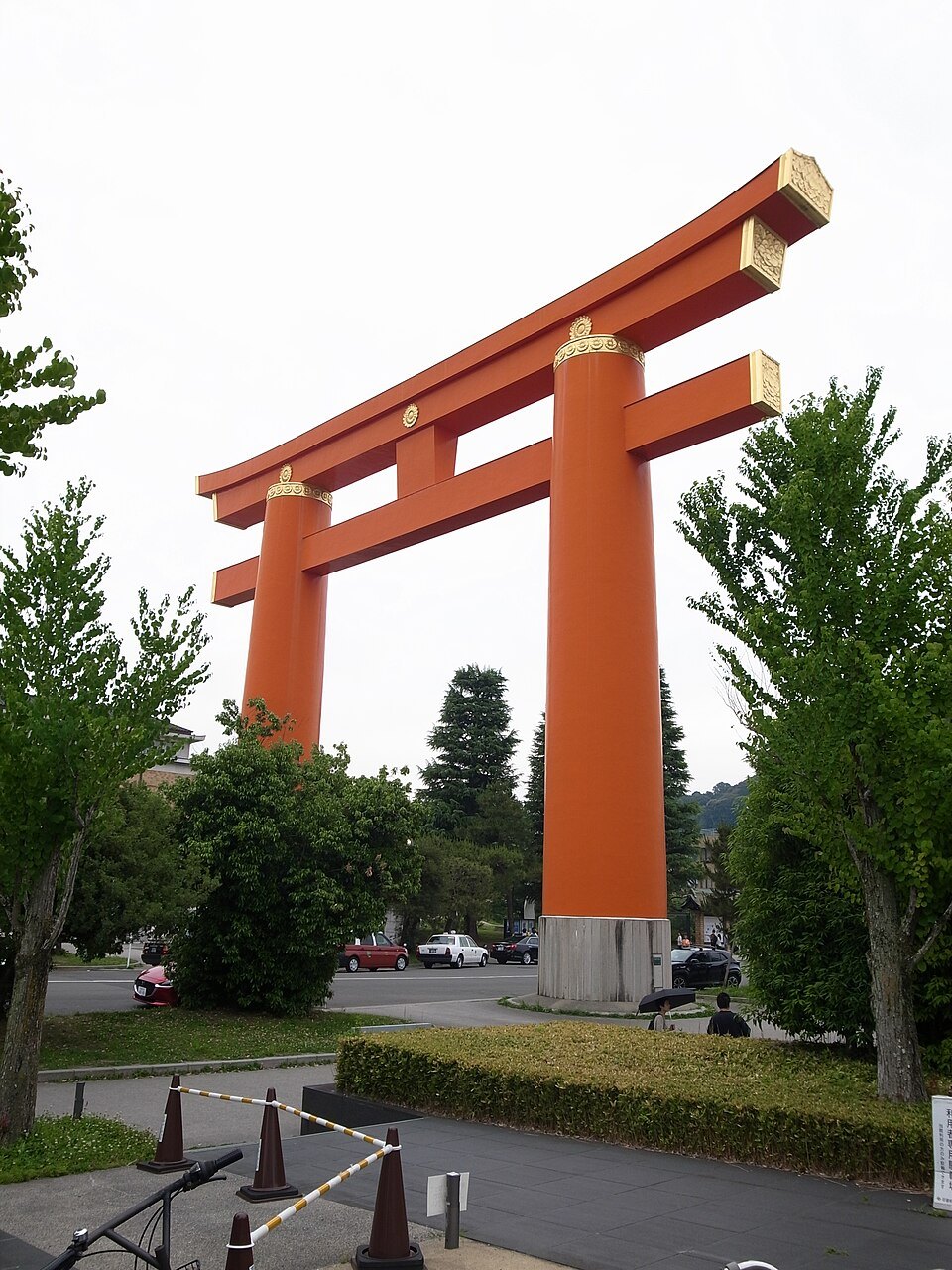 平安神宮大鳥居 裏側