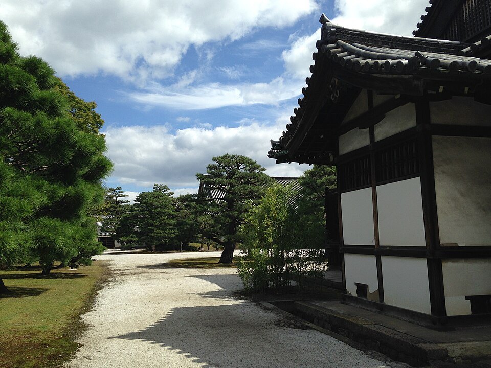 View on north side of Ninomaru-Goden Hall of Nijo Castle